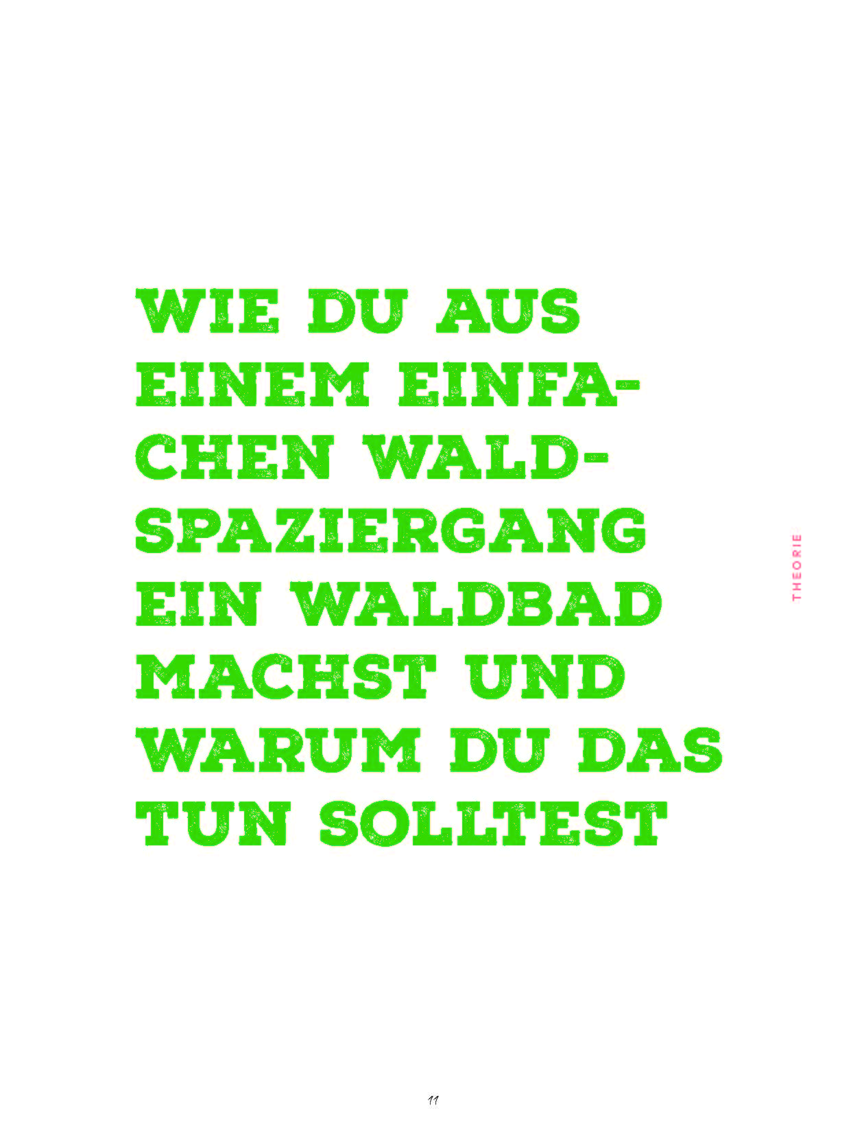 Warum Waldbad